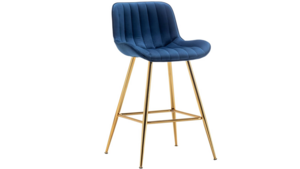 Bar Stools Navy Blue Gold 24 inch rental Austin, TX