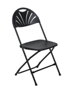 Black Folding Chair rental Austin, TX