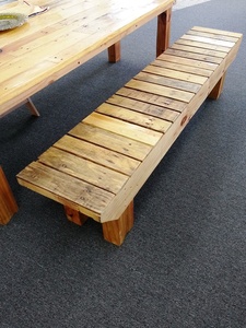 Natural Bench rental Philadelphia, PA