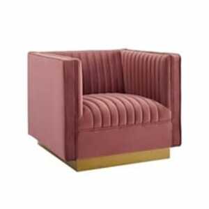 Tufted Velvet Arm Chair rental Philadelphia, PA