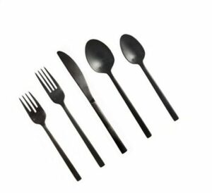 Black Flatware rental Philadelphia, PA