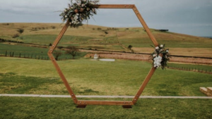 Hexagon Ceremony Arch rental Denver, CO