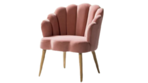 Blush Velvet Chair rental Denver, CO