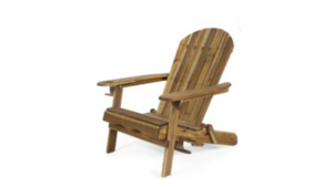 Natural Wooden Adirondack Chair rental Denver, CO