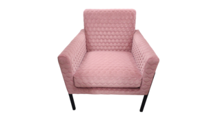 Soft Pink Accent Chair rental Denver, CO