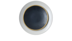 Heirloom Charcoal (Gold Lined) Salad Plate rental Denver, CO