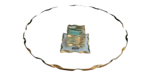 Crystal Shannon Cake Plate rental Denver, CO