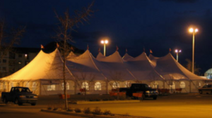 60' x 80' Pole Tent rental Denver, CO