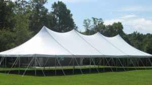 40' x 100' Pole Tent rental Denver, CO