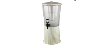 Beverage Dispenser with White Marble Base rental Denver, CO