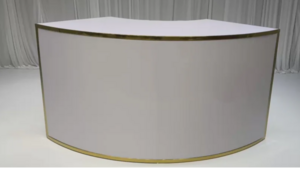 Rounded Curved Gold Bar rental Denver, CO