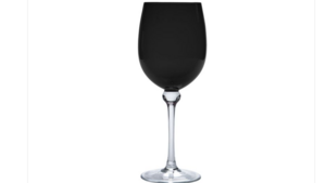 Black Wine Glass rental Denver, CO
