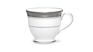 American White Platinum Tea Cup rental Denver, CO