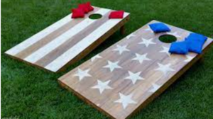 Stars and Stripes Corn Hole Game rental Denver, CO