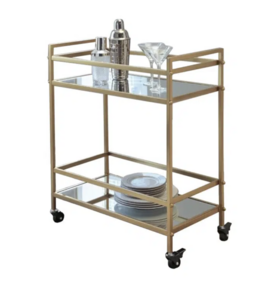 Gold Drink Cart rental Chicago, IL
