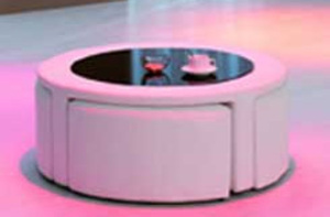 White Leather Coffee Table  rental Philadelphia, PA