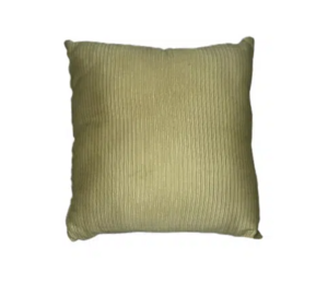 Avocado Green Striped Pillow rental Chicago, IL