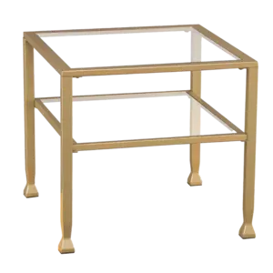 Gold Metal Coffee Table rental Nashville, TN