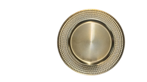 Gold Hammered Charger rental Denver, CO