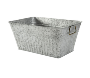 Large Rectangle Galvanized Tub rental Las Vegas, NV