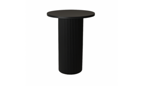 Black Fluted Coffee Table rental Phoenix, AZ