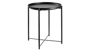 Black Side Tray Table rental Phoenix, AZ