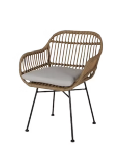 Boho Rattan Chair rental Phoenix, AZ