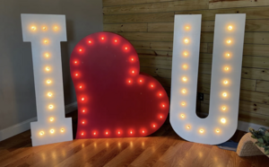 Giant Marquee Numbers rental Atlanta, GA