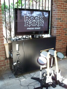 X-Box 360 Rockband w/ 42″ Plasma TV rental Los Angeles, CA