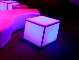 Small LED Coffee Table rental Los Angeles, CA