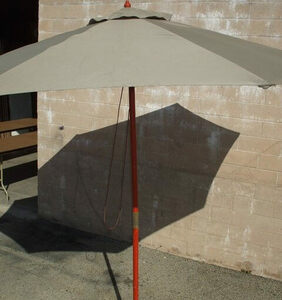 Taupe Market Umbrella rental Los Angeles, CA