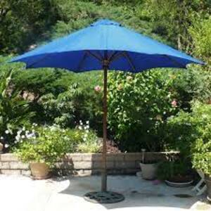 Royal Blue Market Umbrella rental Los Angeles, CA