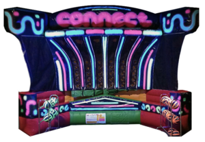GLOW Inflatable Connect 4 rental Dallas-Ft. Worth, TX