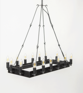 The Medieval Rectangle Chandelier  rental Atlanta, GA