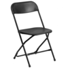 Black Folding Chair rental Austin, TX