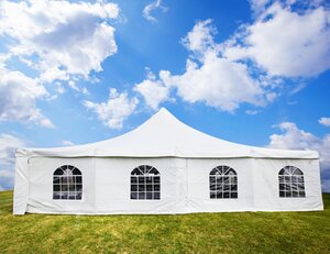 40' x 40' White Frame Tent