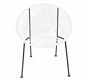 White Pvc Cord Chair Reventals Houston Tx Party Corporate