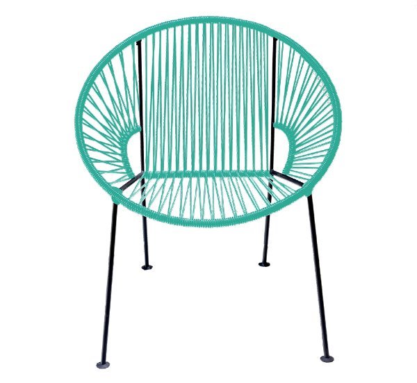 Teal PVC Cord Chair Reventals Houston, TX Party, Corporate, Festival & Tent Rentals