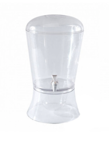 7 Qt Acrylic Cold Beverage Dispenser, Event Banquet Reception Rental